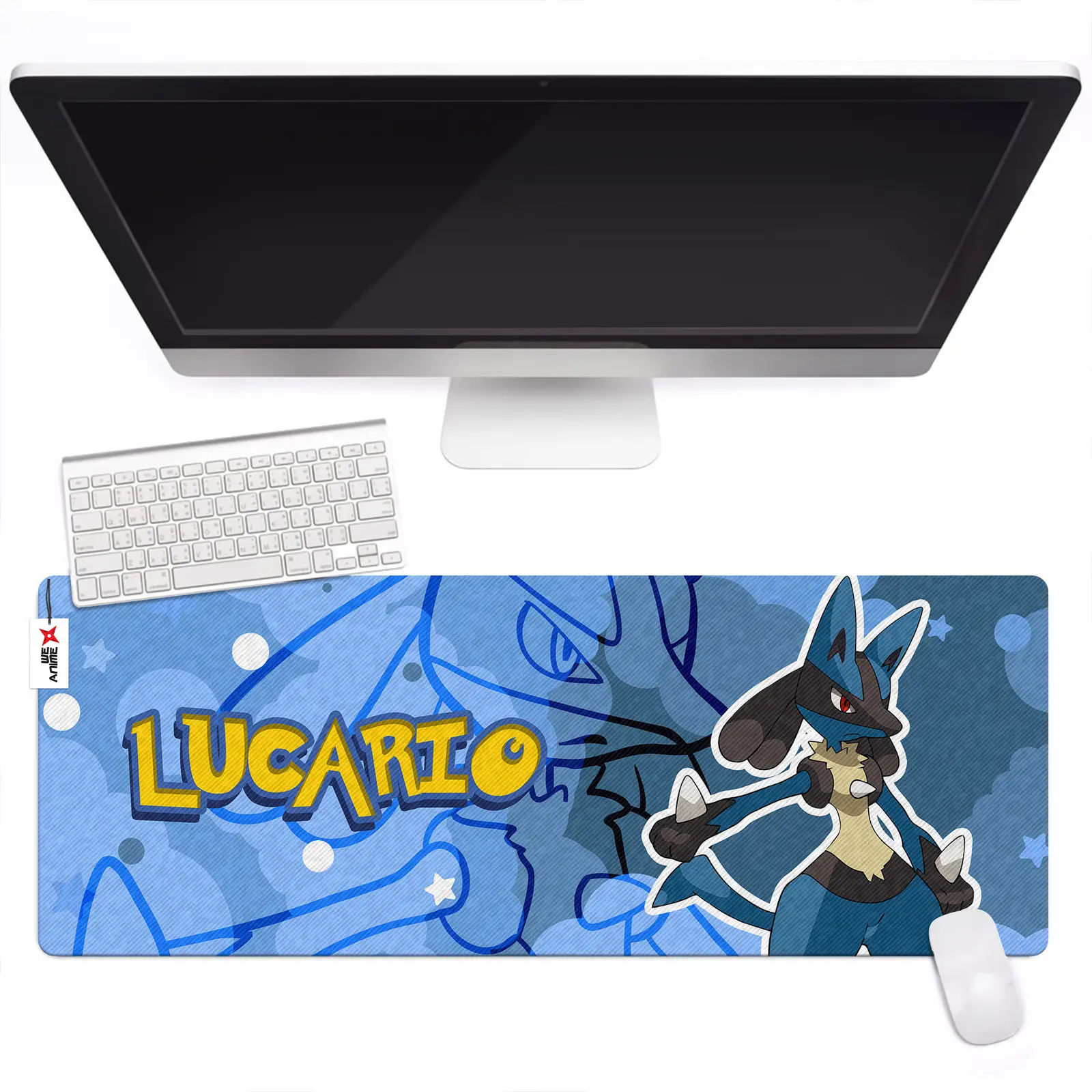 Lucario Mouse Mat Custom Anime Personalized Mouse Pad