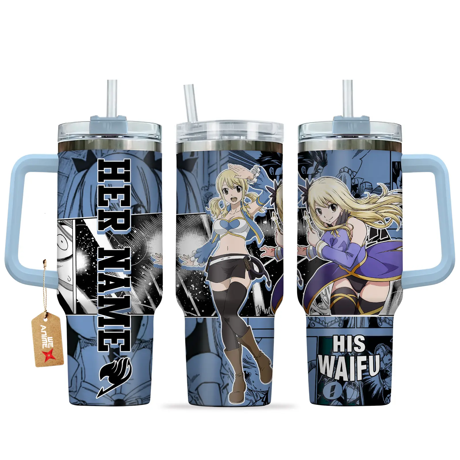 Lucy Heartfilia - 40oz Travel Tumbler Name - Senpai Waifu Collection