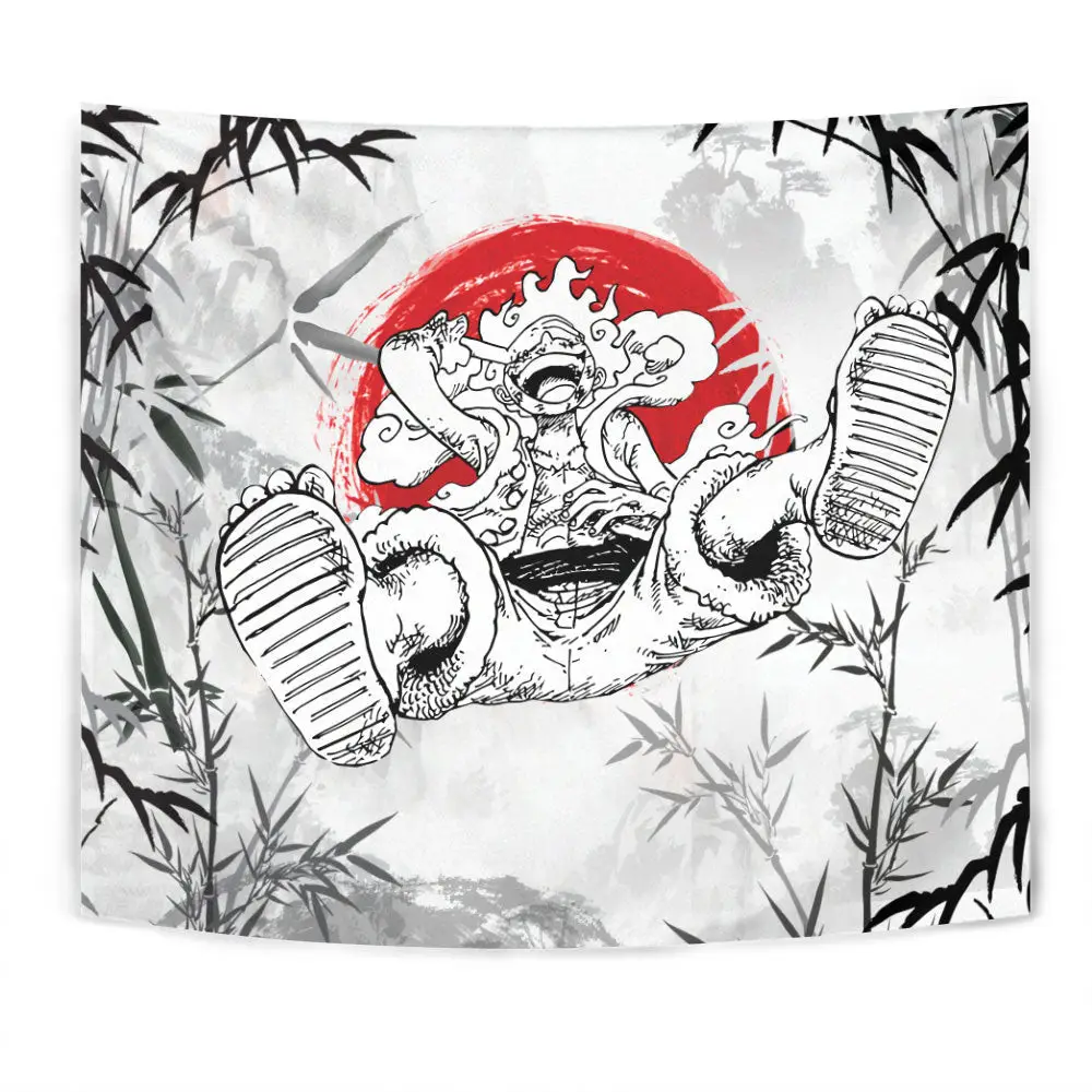 Luffy Awakening Tapestry Custom Anime Wall Decor