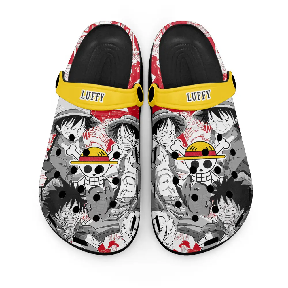 Luffy Manga Personalized Anime Clogs