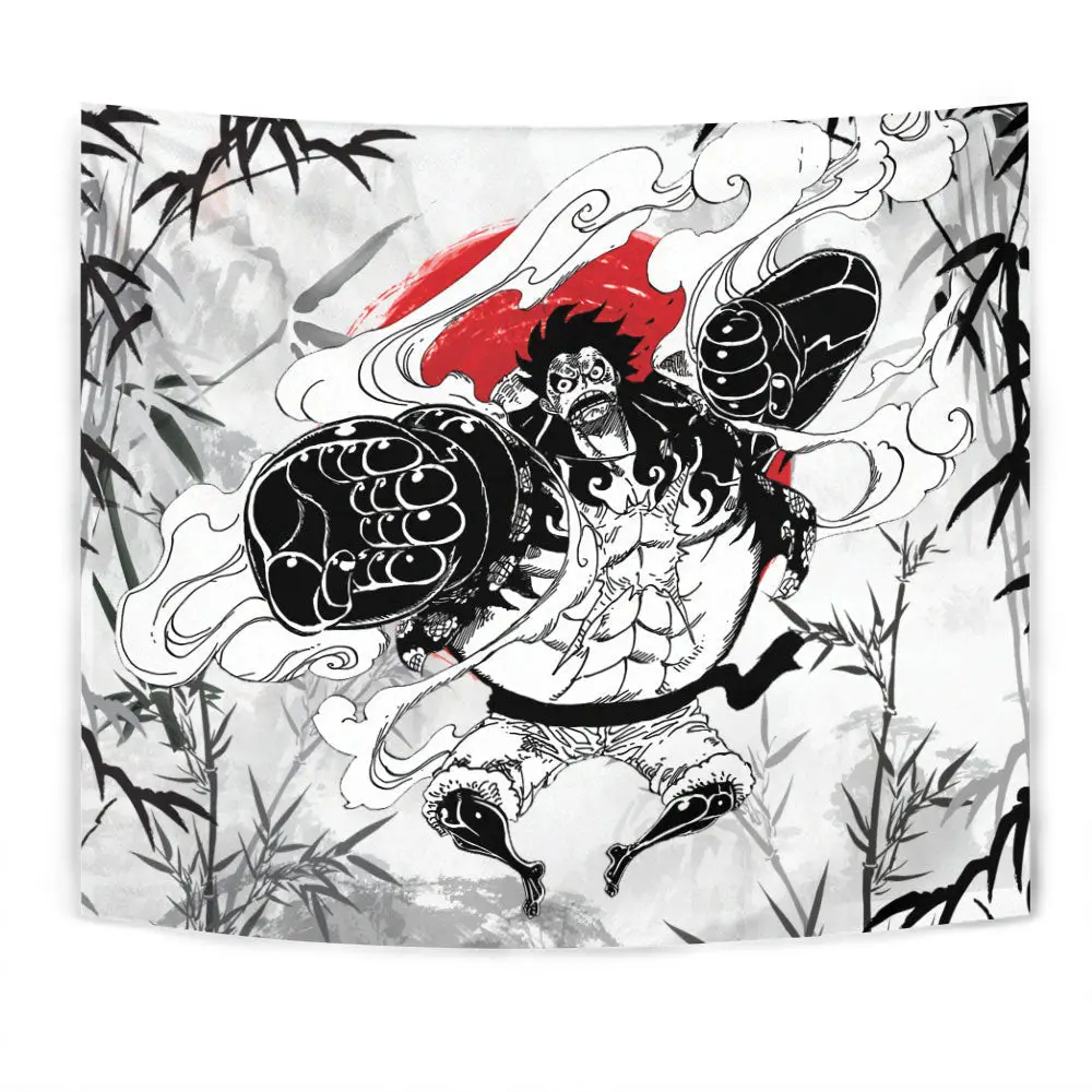Luffy Snake Man Tapestry Custom Anime Wall Decor