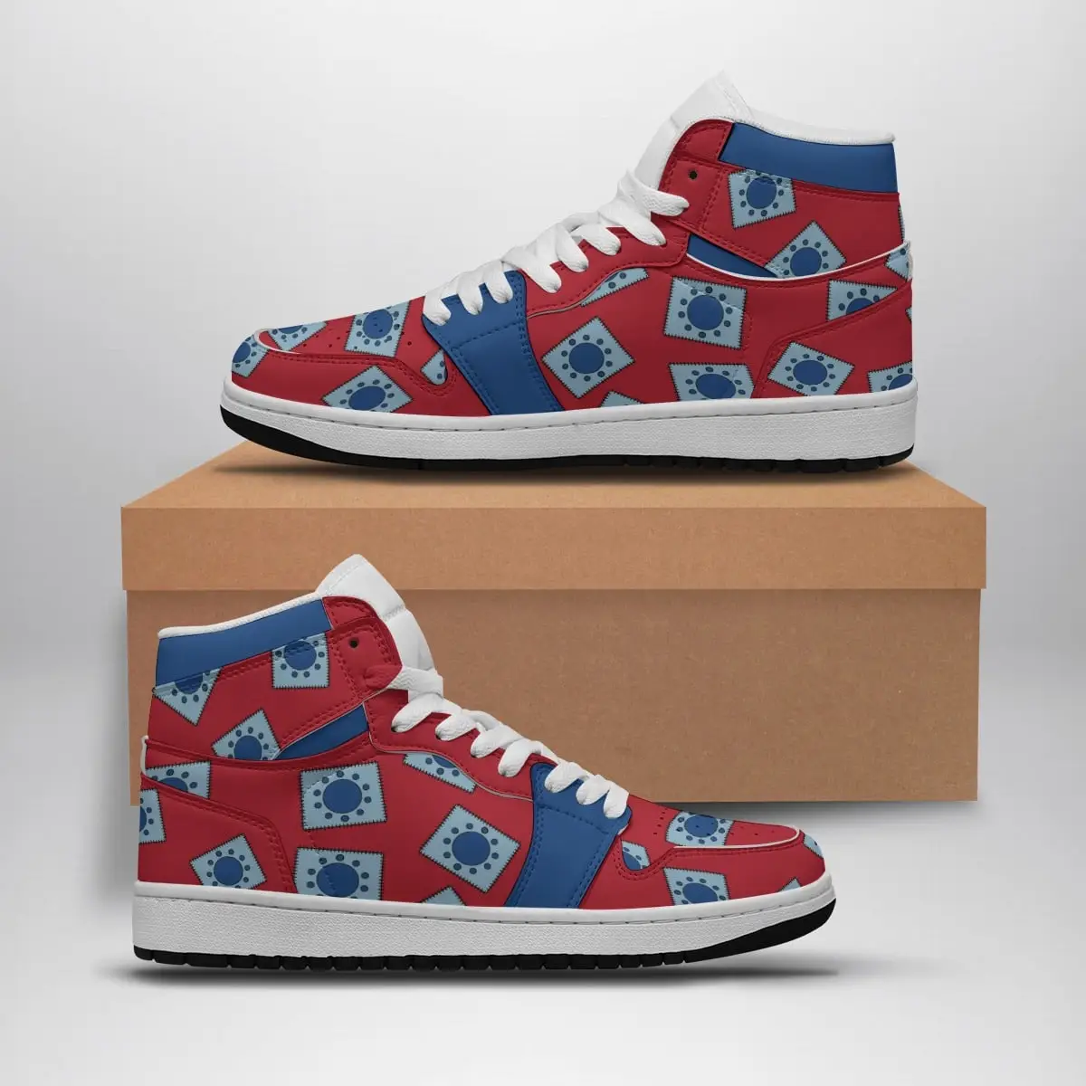 Luffy Wano Pattern One Piece Air Jordan 1 Shoes