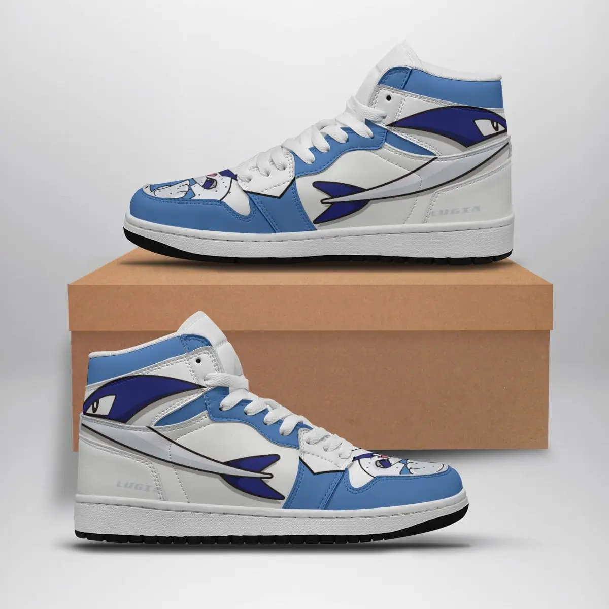 Lugia Pokemon Air Jordan 1 Shoes