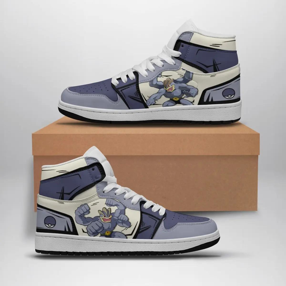 Machamp Pokemon Air Jordan 1 Shoes