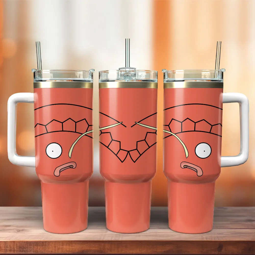 Magikarp Pokemon AnimeCustom  40oz Quencher Tumbler Cup With Handle, Best Gift Idea NVA