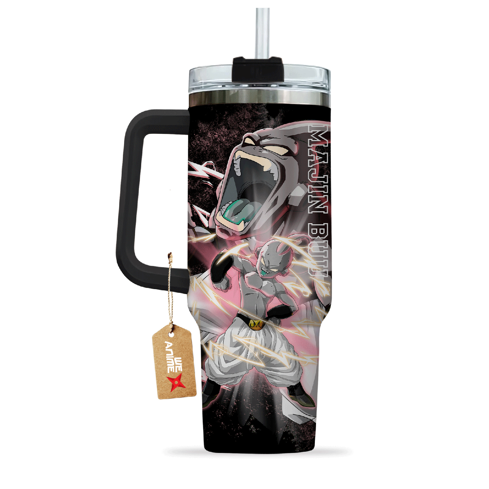 Majin Buu Dragon Ball Anime Custom  Quencher   40oz Stainless Steel Tumbler With Handle HG