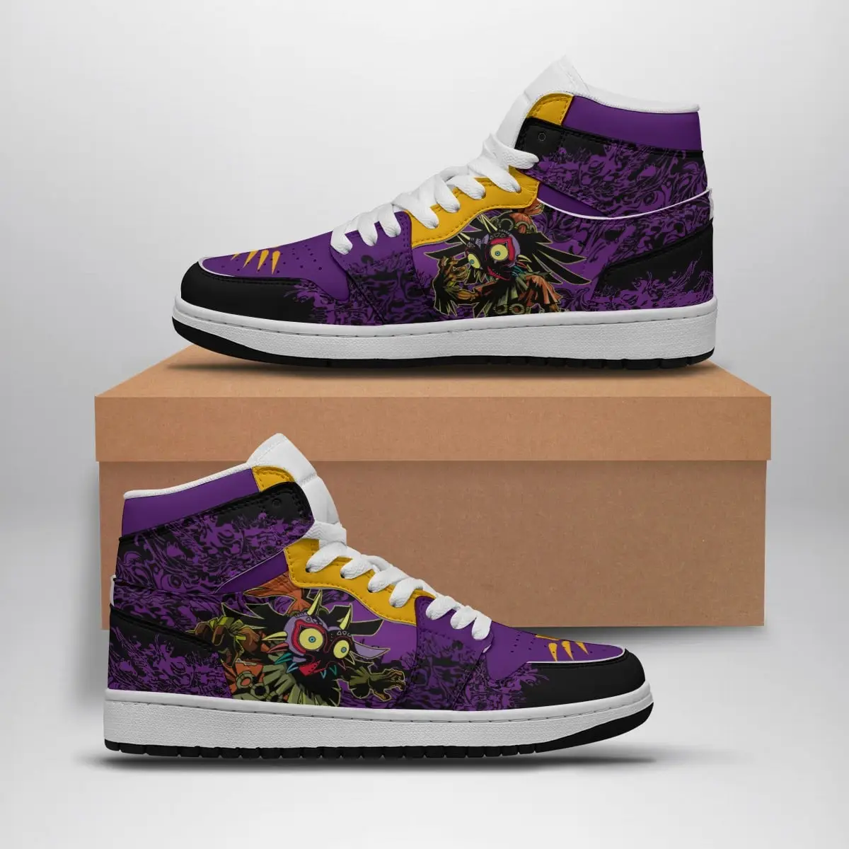 Majora’s Mask Wicked Zelda Air Jordan 1 Shoes