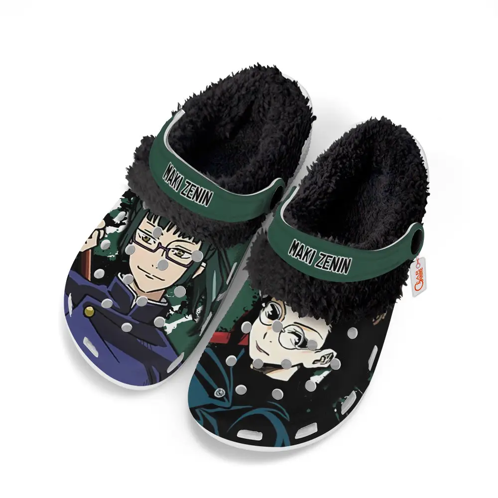 Maki Zenin Edition Fleece-Lined Clogs Personalized Name