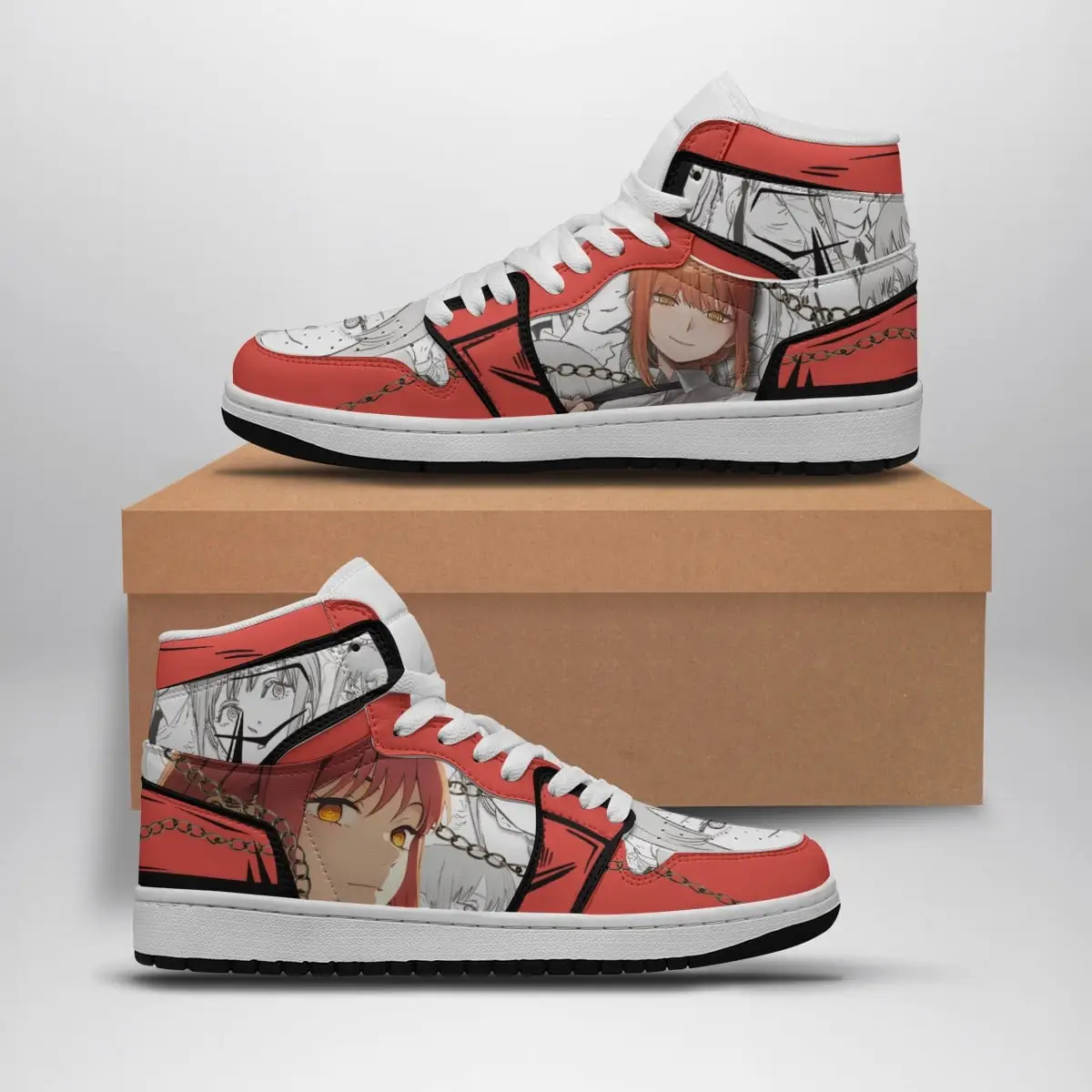 Makima Chainsaw Man Air Jordan 1 Shoes