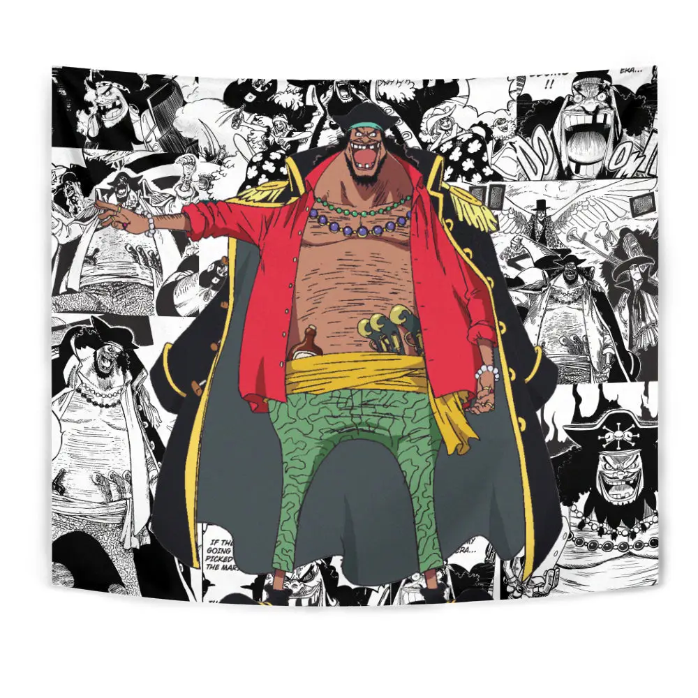 Marshall D. Teach Blackbeard Tapestry Custom Anime Manga Room Wall Decor