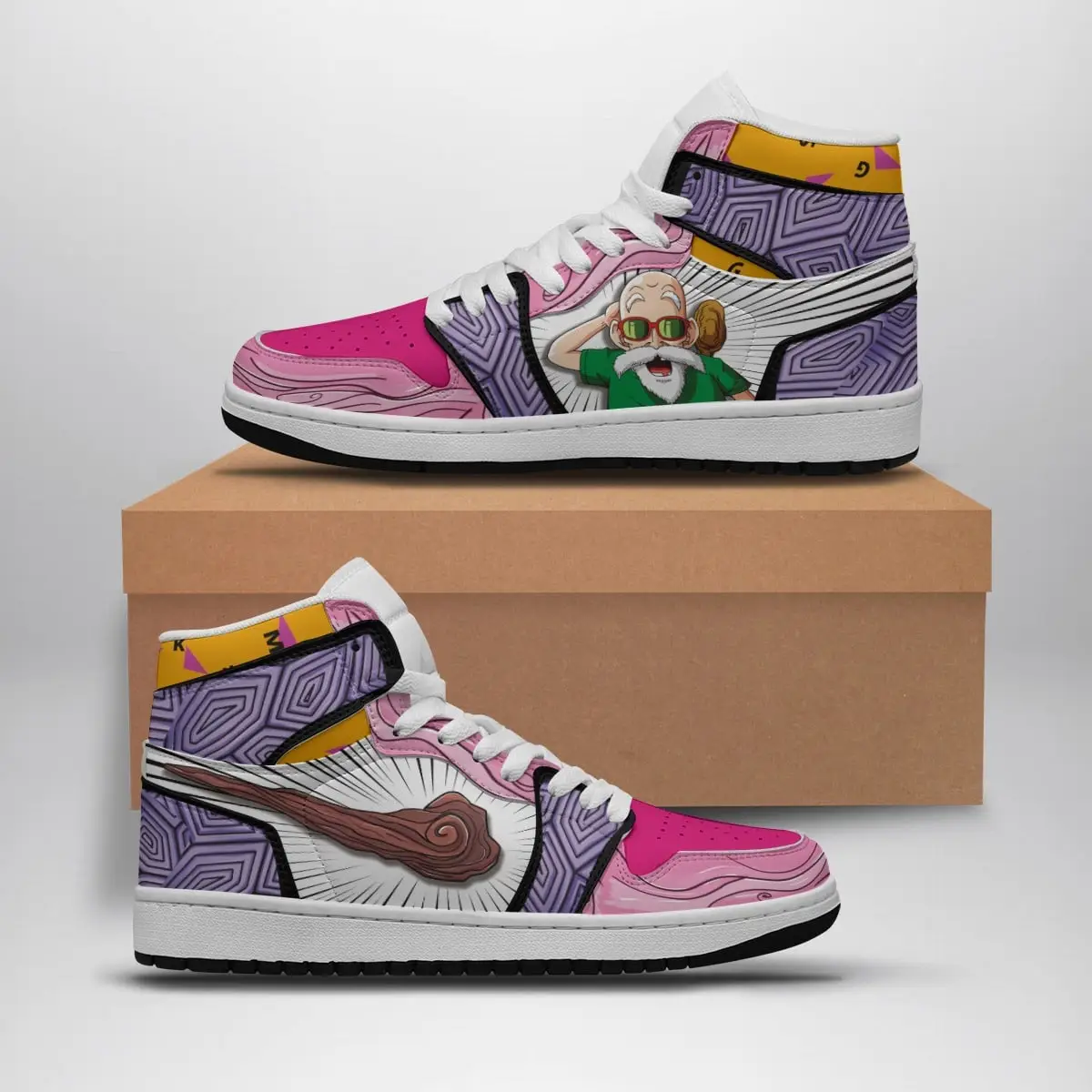 Master Roshi Dragon Ball Z Air Jordan 1 Shoes
