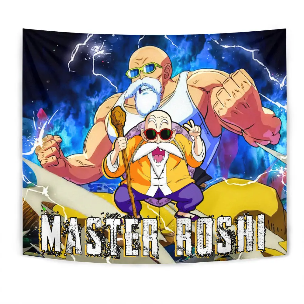 Master Roshi Tapestry Custom Anime Home Decor