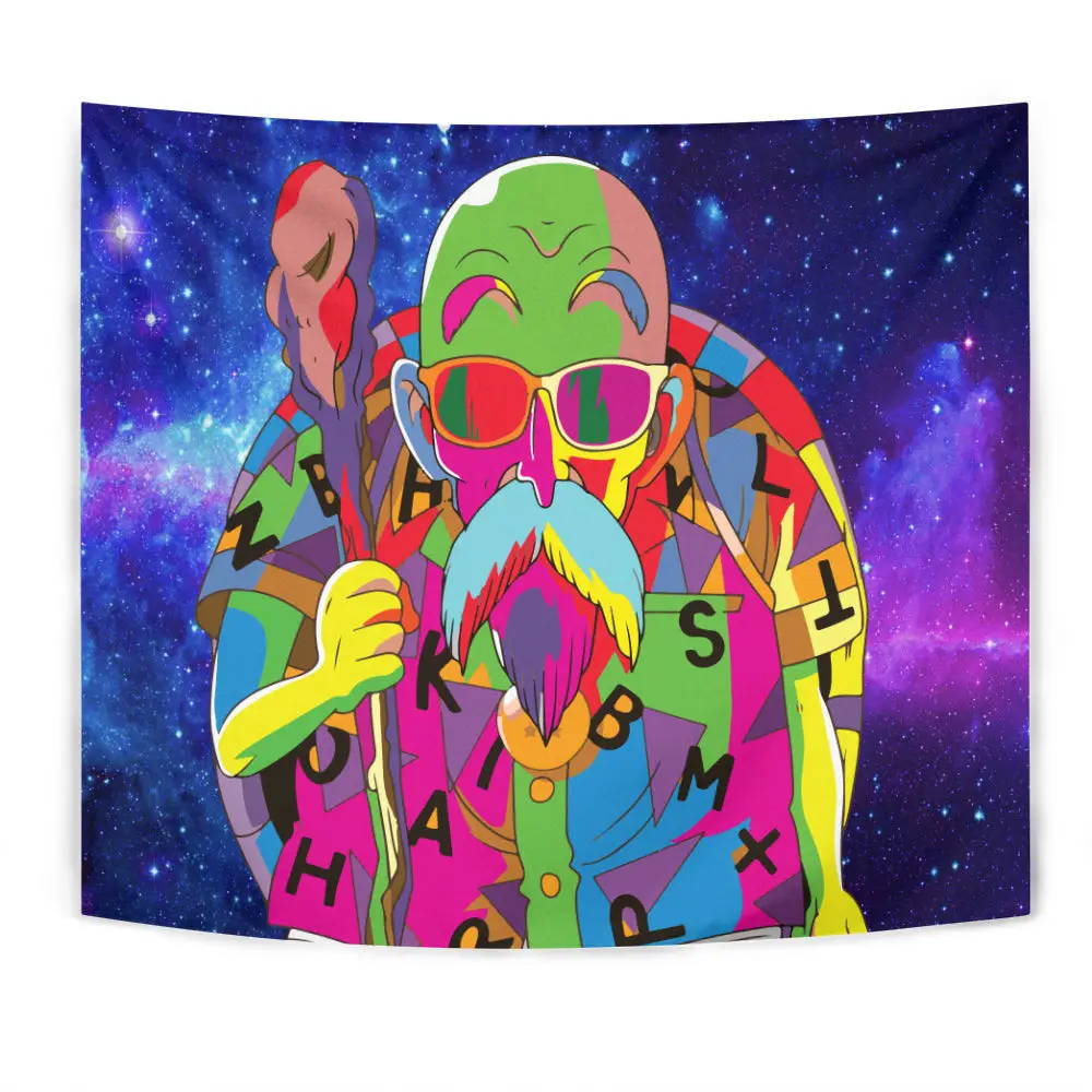Master Roshi Tapestry Custom Anime Wall Decor