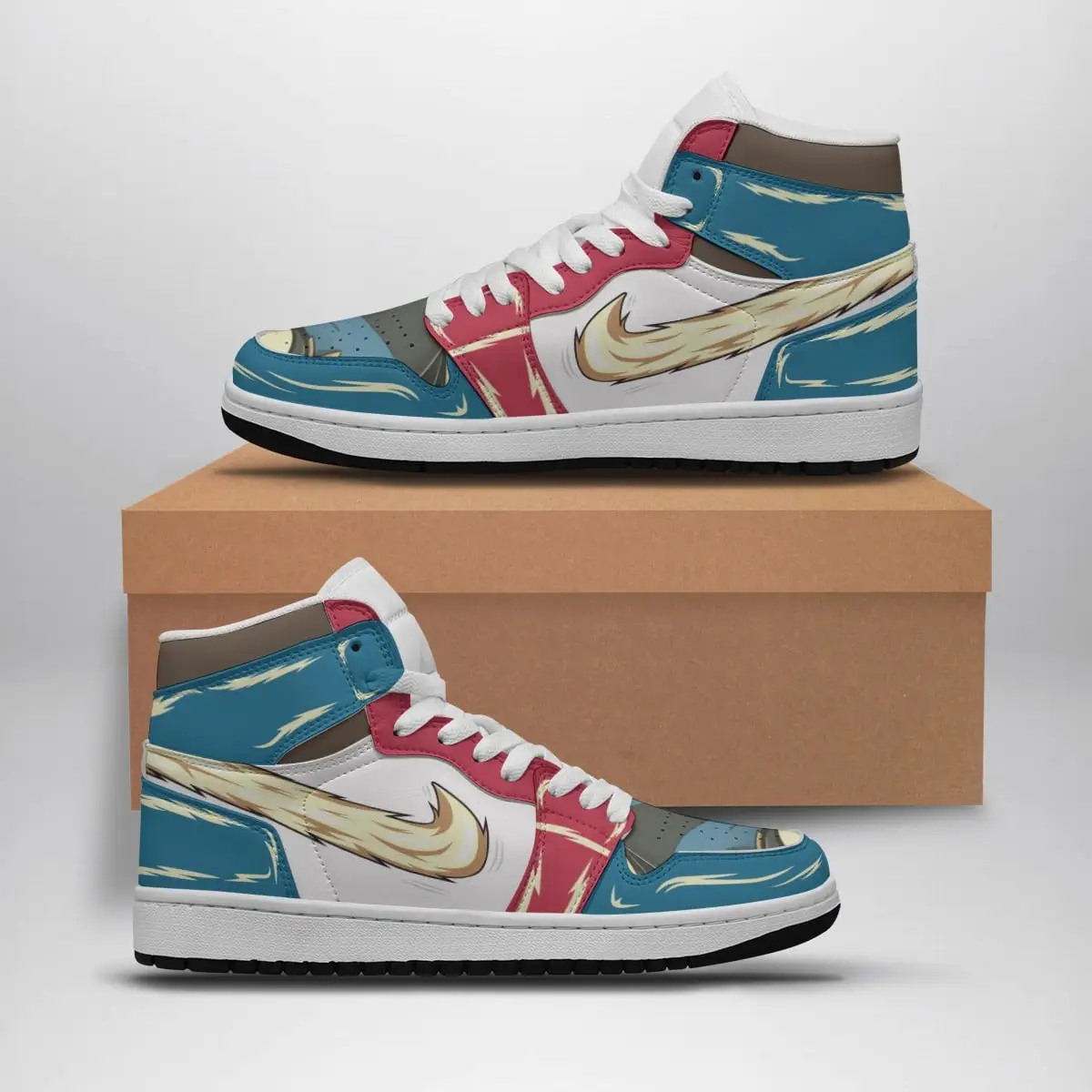 Mega Lucario Pokemon Air Jordan 1 Shoes