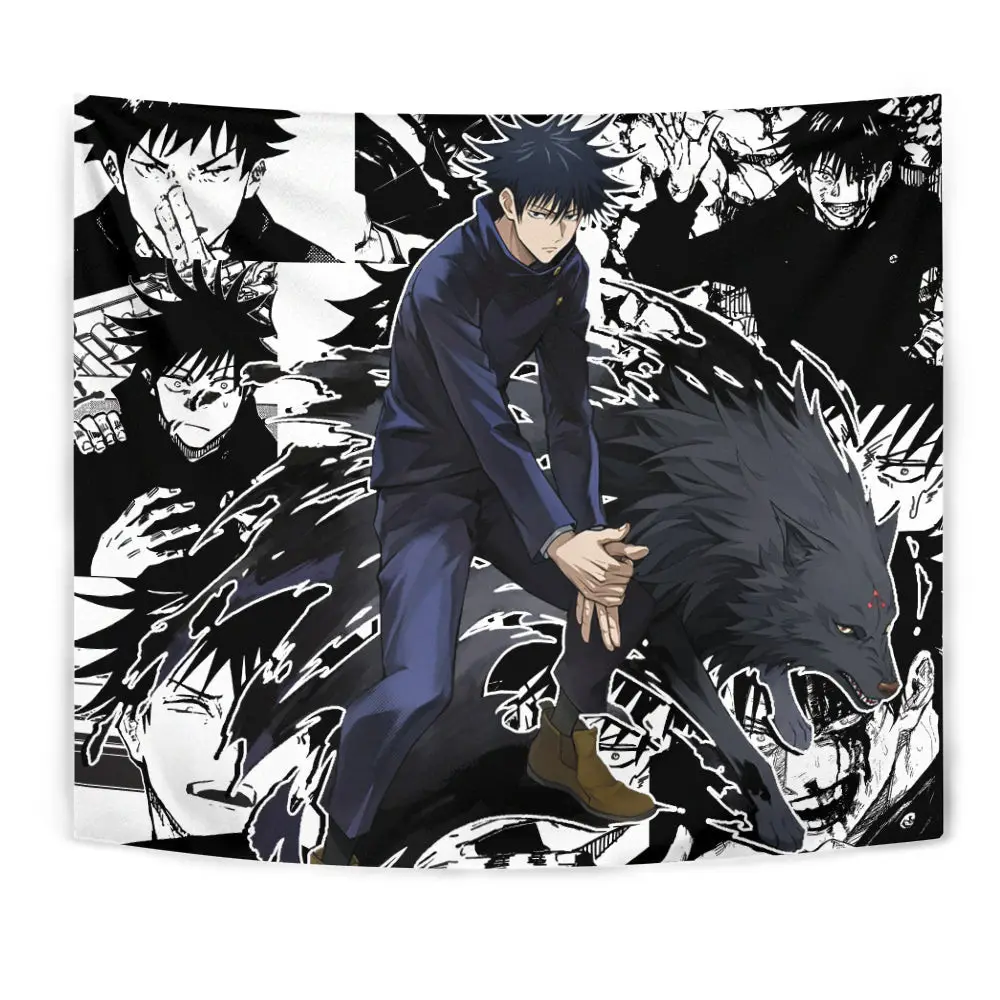 Megumi Fushiguro Tapestry Custom Anime Manga Wall Decor