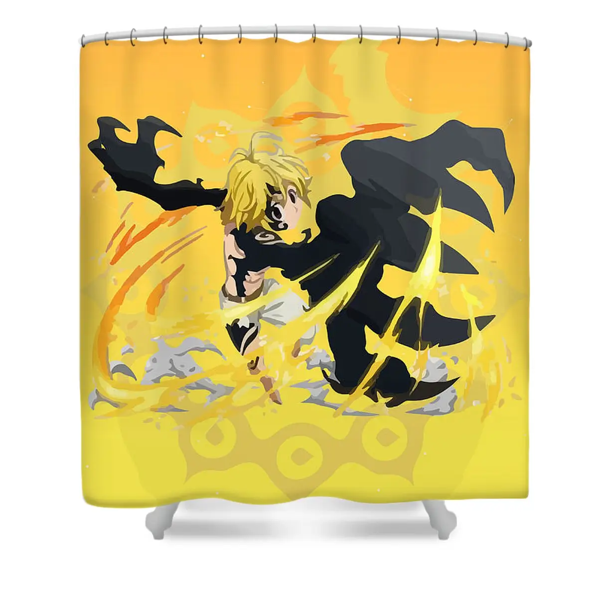 Meliodas - The Seven Deadly Sins Shower Curtain | Anime Shower Curtains