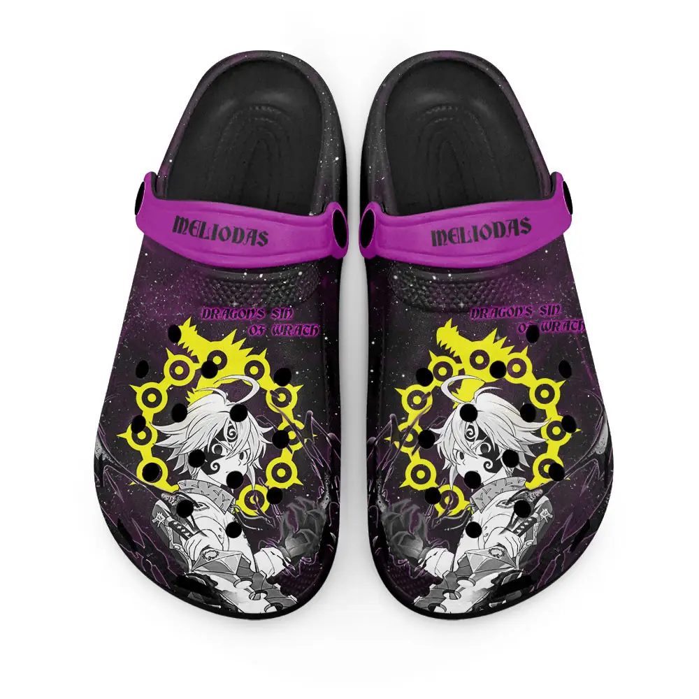 Meliodas Wrath Premium EVA Clogs Custom Name