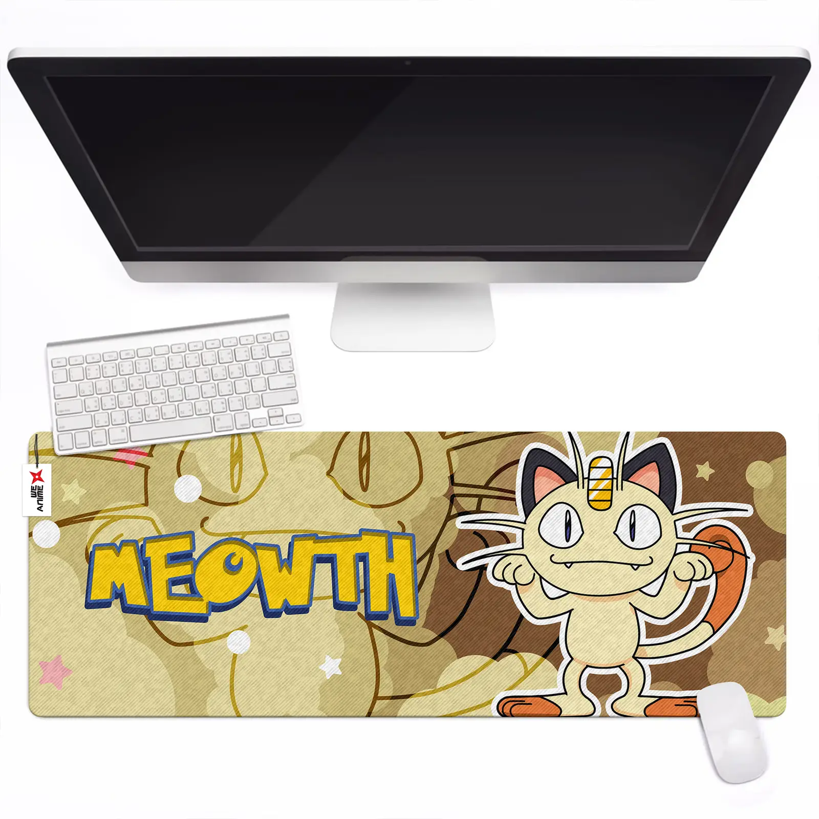 Meowth Mouse Mat Custom Anime Personalized Mouse Pad