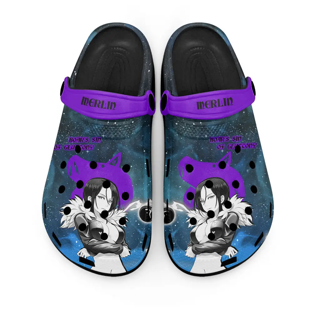 Merlin Gluttony Premium EVA Clogs Custom Name