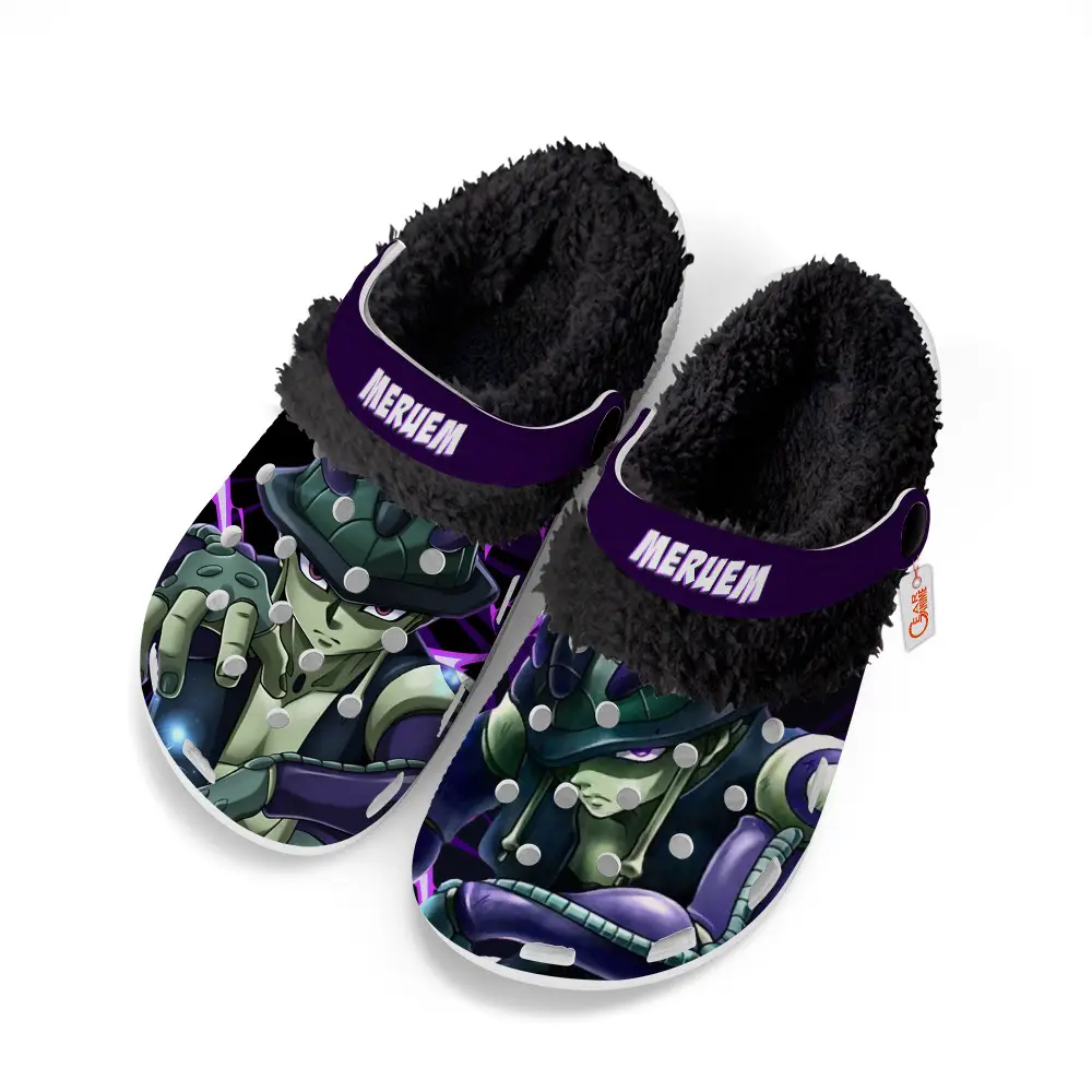 Meruem Fleece-Lined Clogs Custom Name