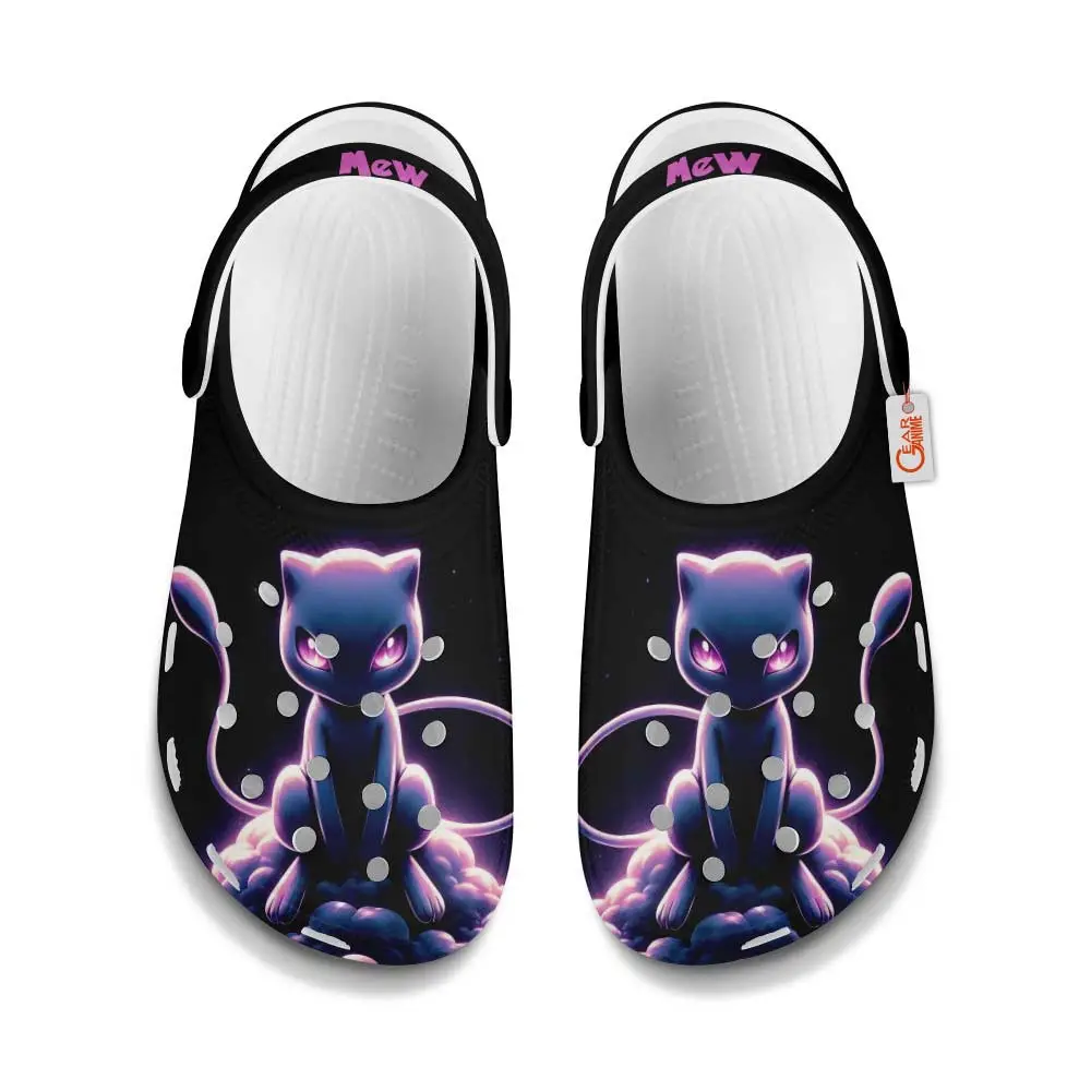 Mew Edition Custom Anime Clogs Art Style