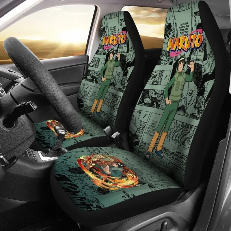 Might Guy Car Seat Covers Custom Manga Anime Car Accessories 