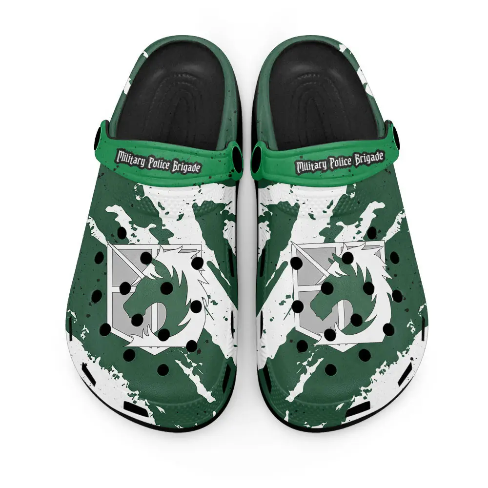 Military Police Brigade Personalized Anime Clogs