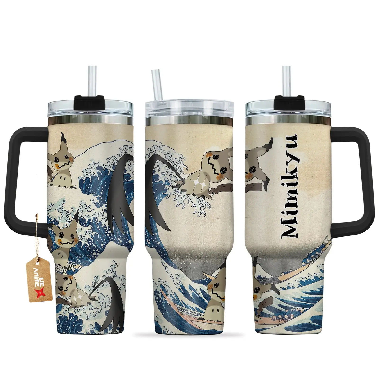 Mimikyu Anime Tumbler 40oz Kanagawa Collection