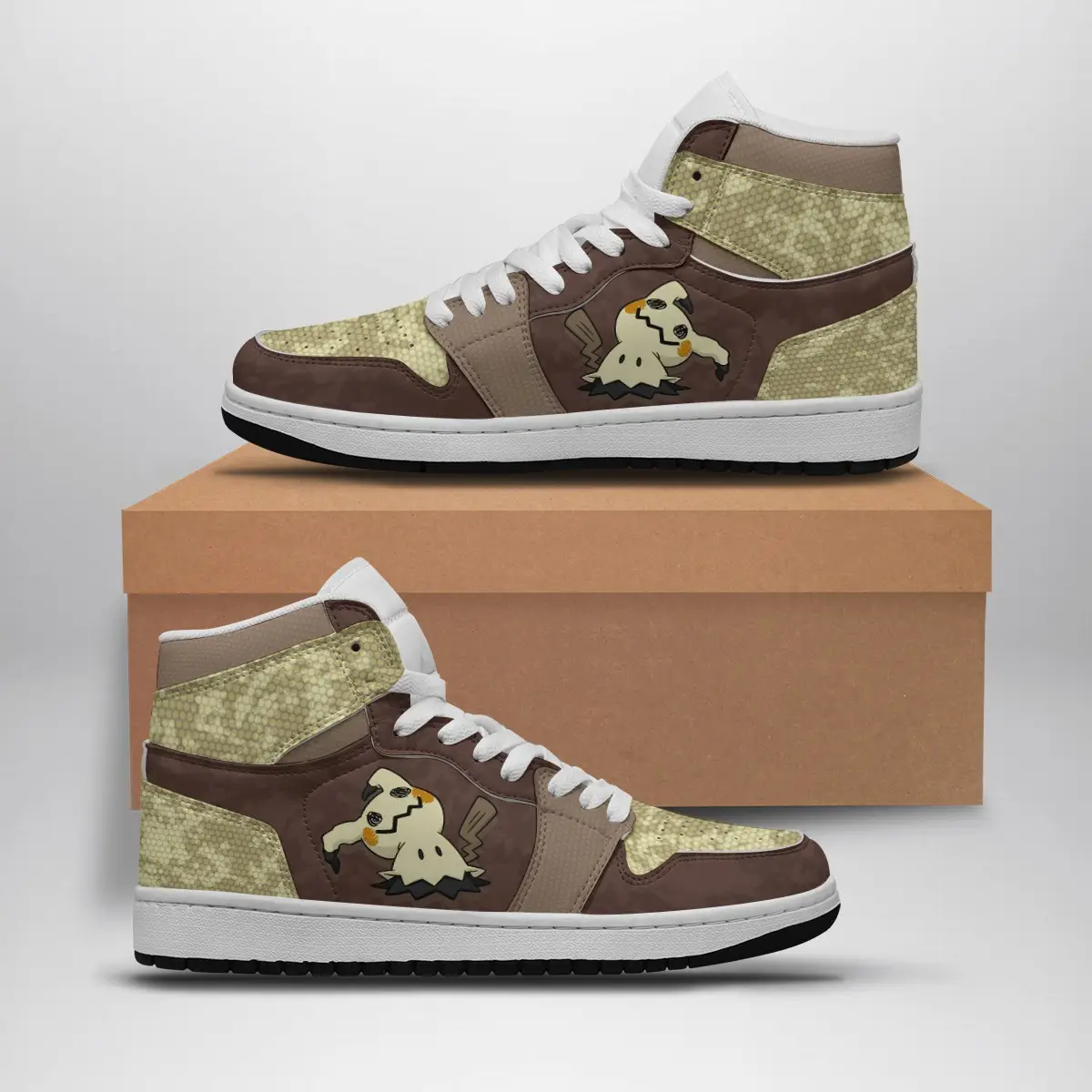 Mimikyu Attack Pokemon Air Jordan 1 Shoes