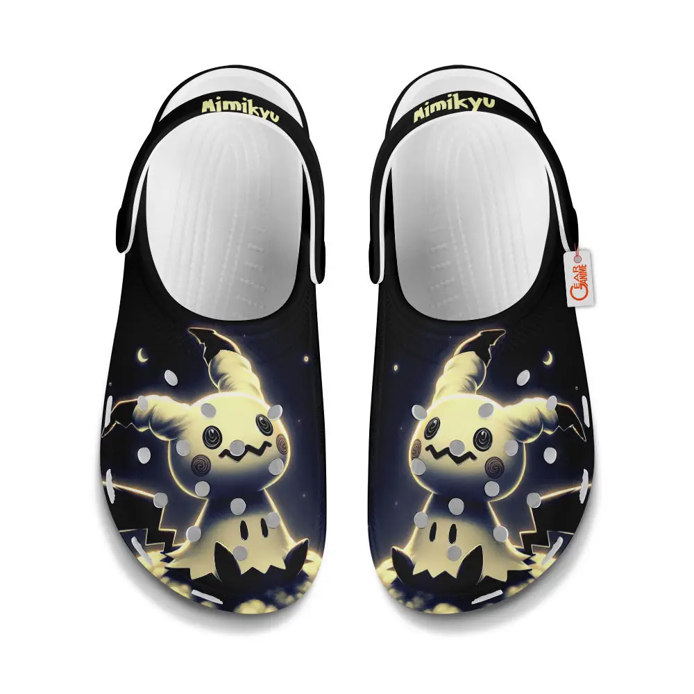 Mimikyu Edition Custom Anime Clogs Art Style