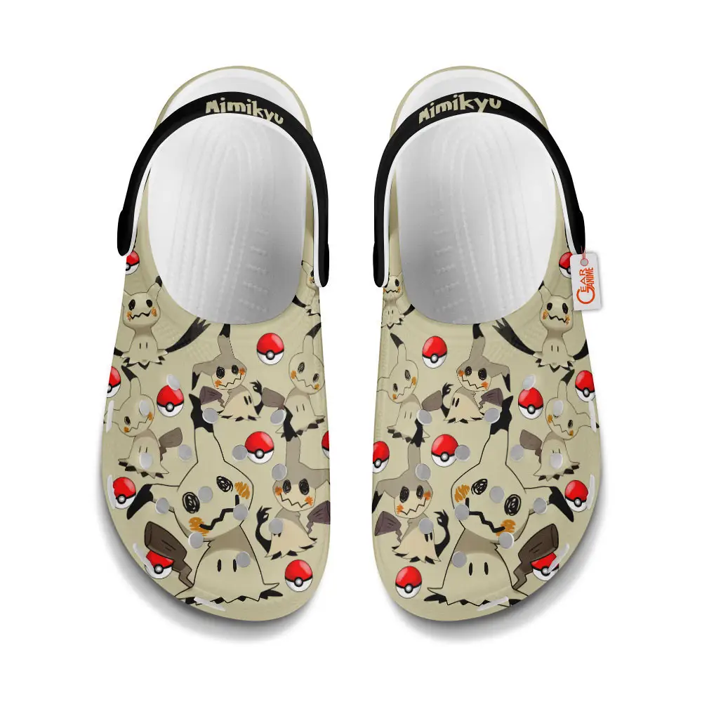 Mimikyu Edition Custom Anime Clogs Pattern Style