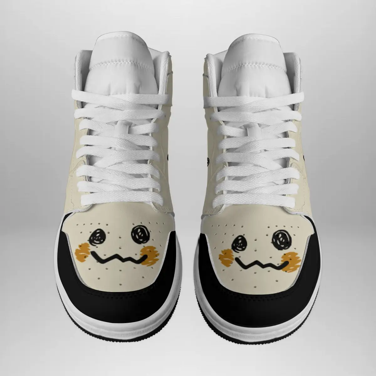 Mimikyu Face Pokemon Air Jordan 1 Shoes