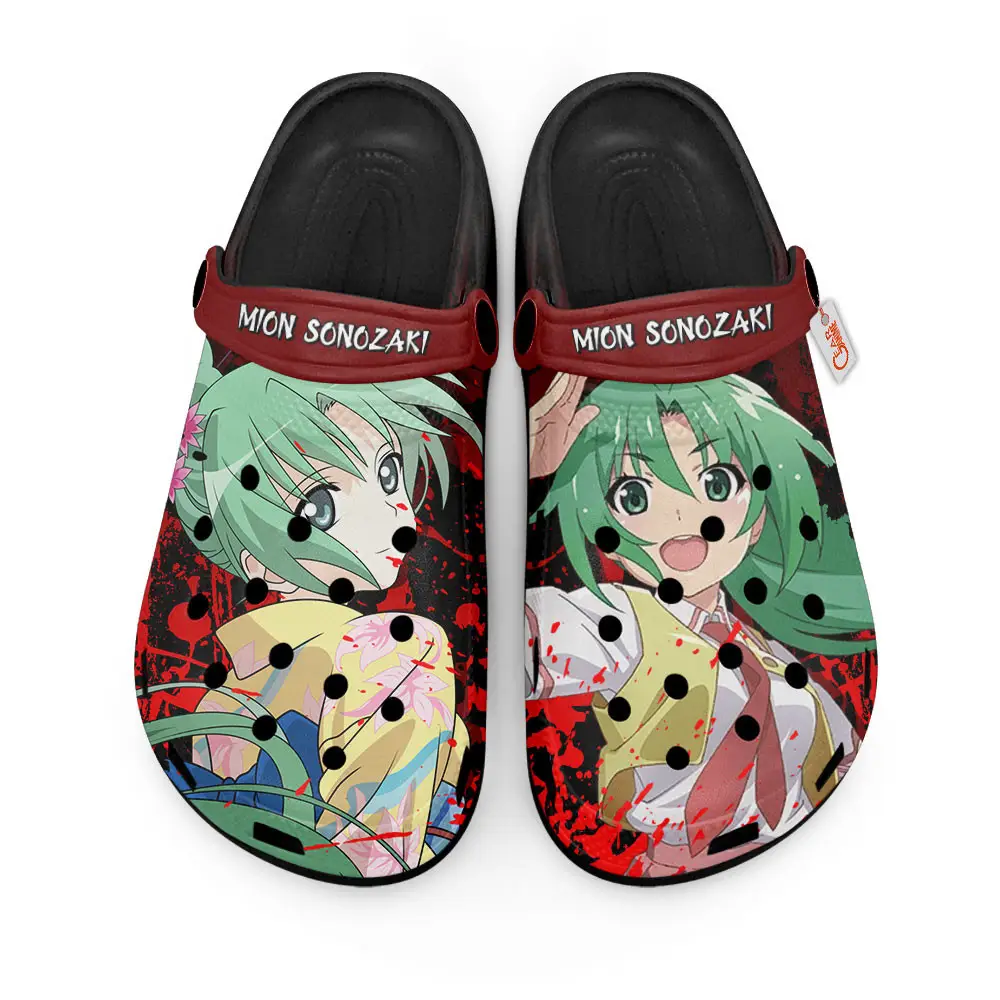 Mion Sonozaki Horror Halloween Edition Custom Anime Clogs