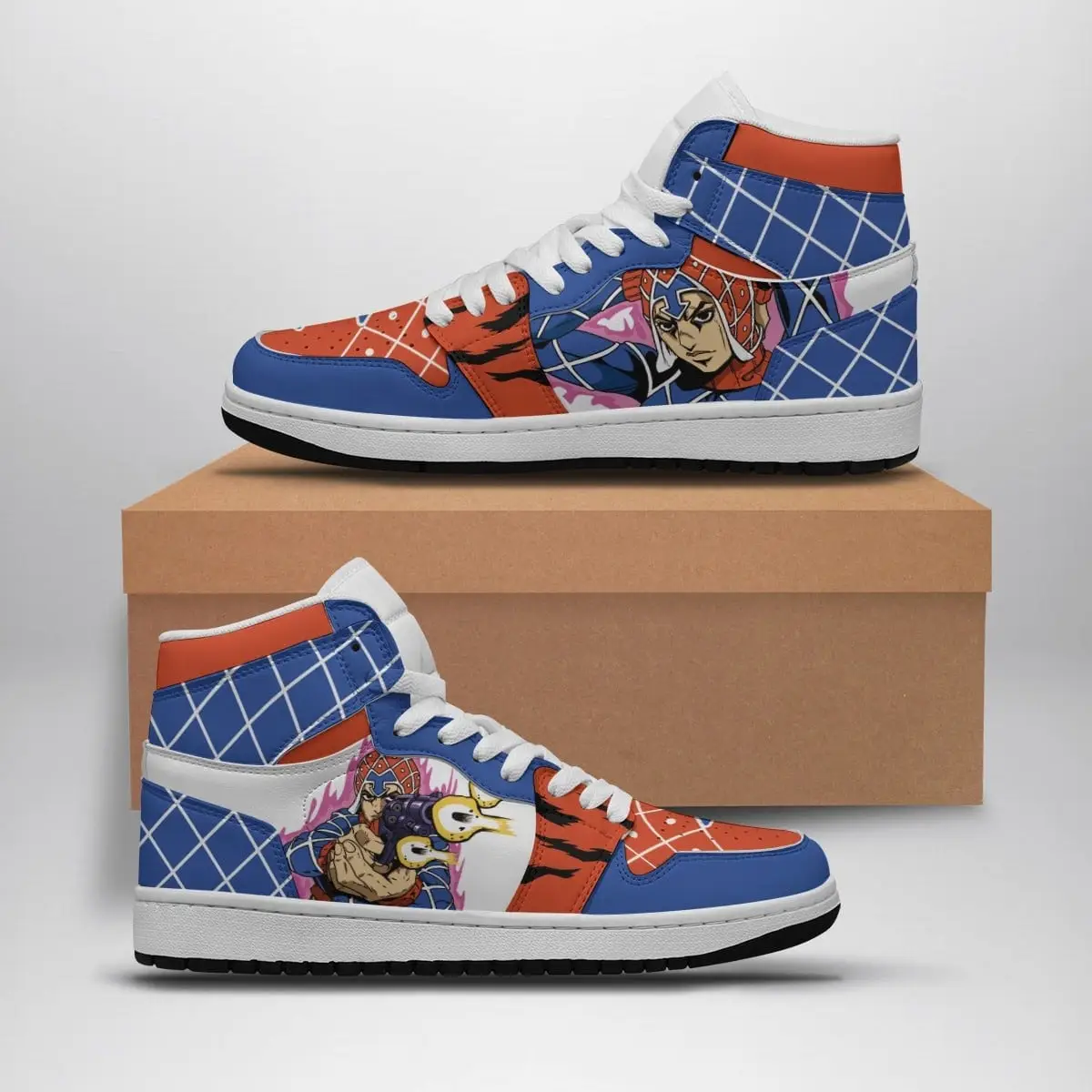 Mista Guido Six Bullets Jojo's Bizarre Adventure Air Jordan 1 Shoes