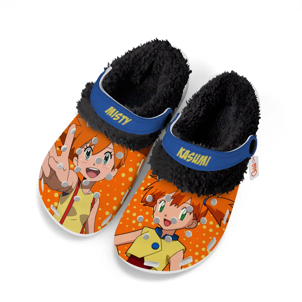 Misty Kasumi Fleece-Lined Clogs Custom Name