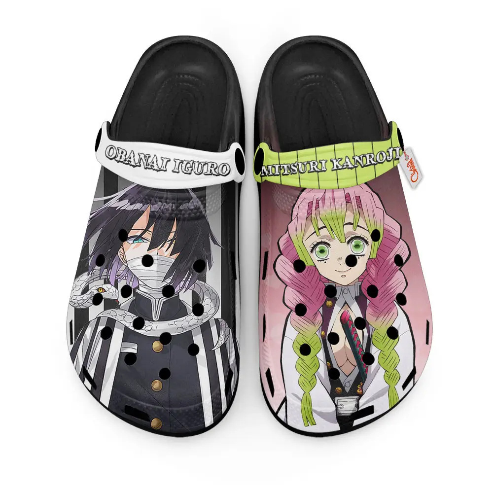 Mitsuri and Obanai Edition Custom Anime Clogs