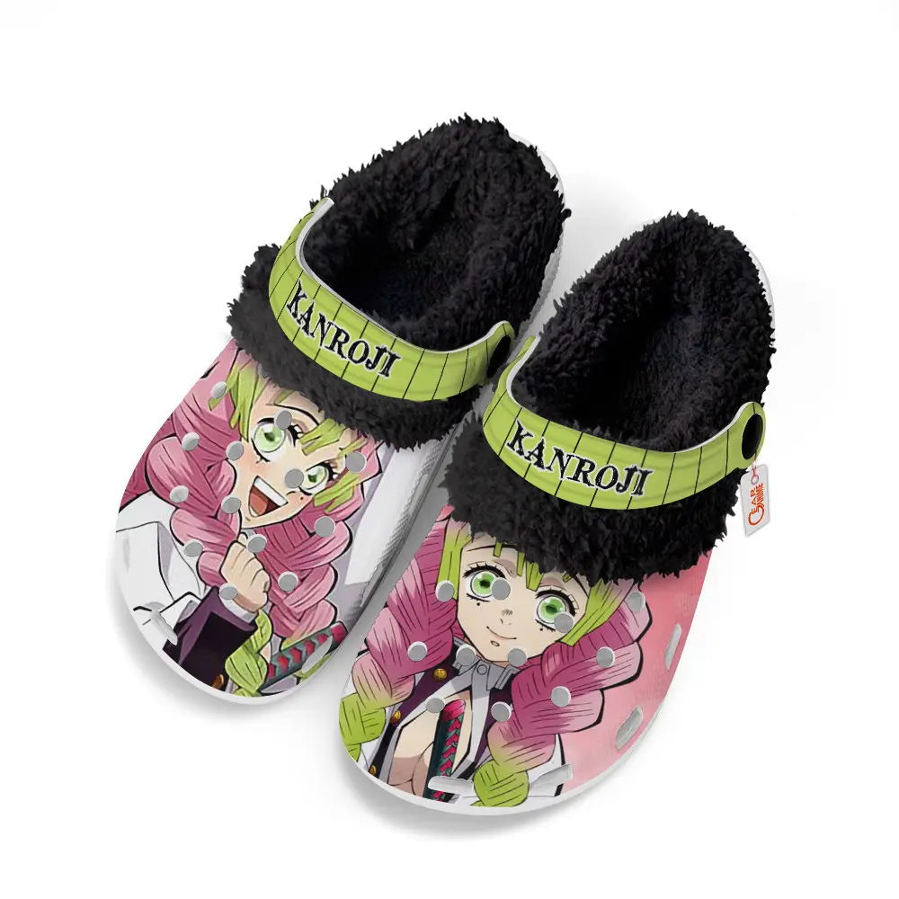 Mitsuri Kanroji Edition Fleece-Lined Clogs Personalized Name