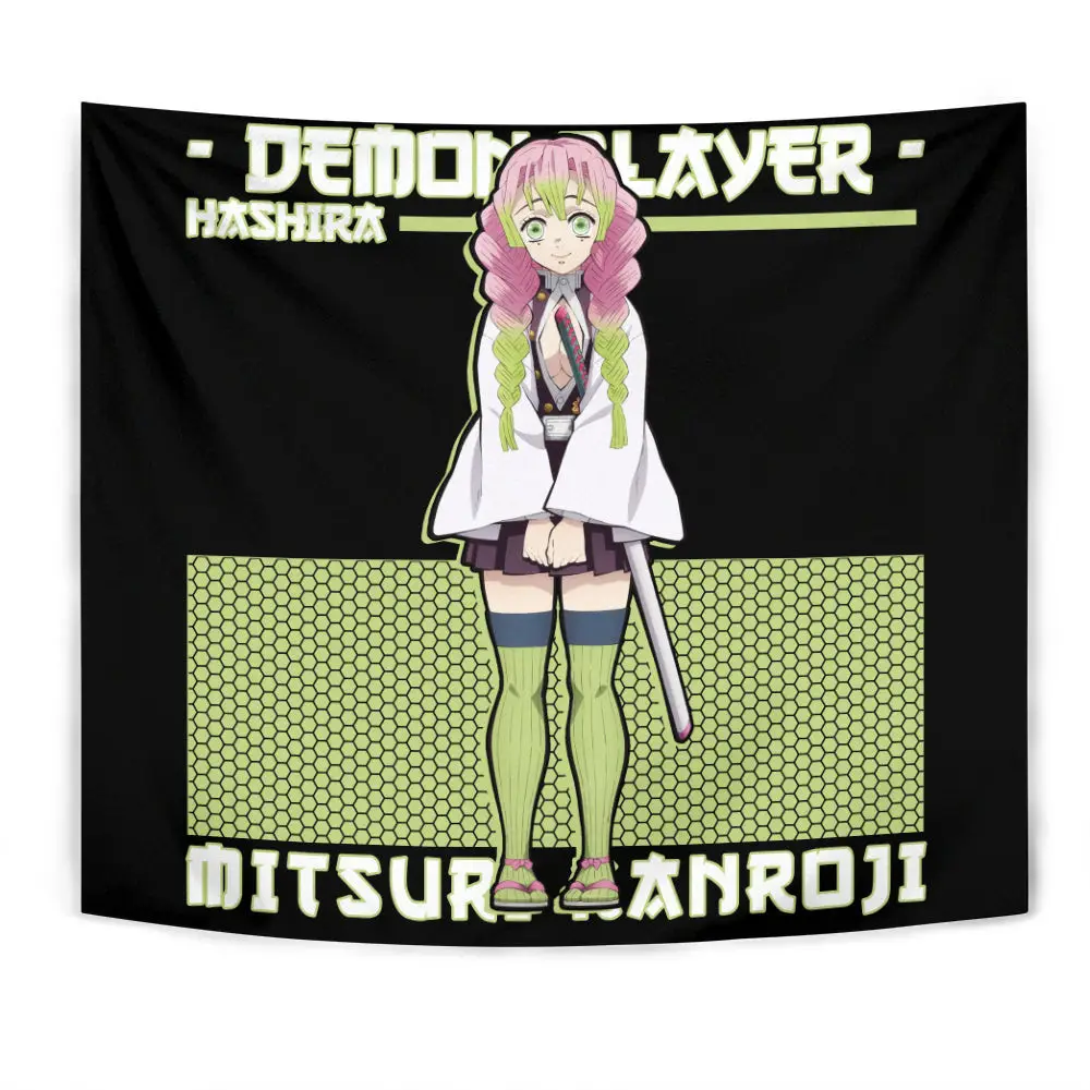 Mitsuri Kanroji Tapestry Custom Anime Home Decor