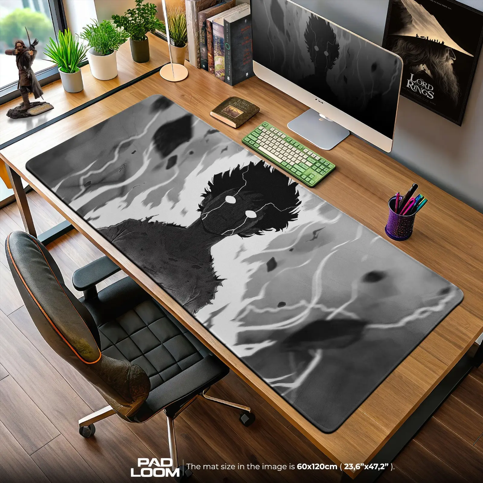 Mob Psycho Mouse Pad - 100% Power Anime Desk Mat