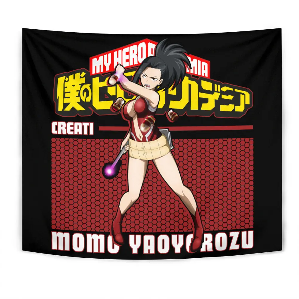 Momo Yaoyorozu Tapestry Custom Anime Wall Decor