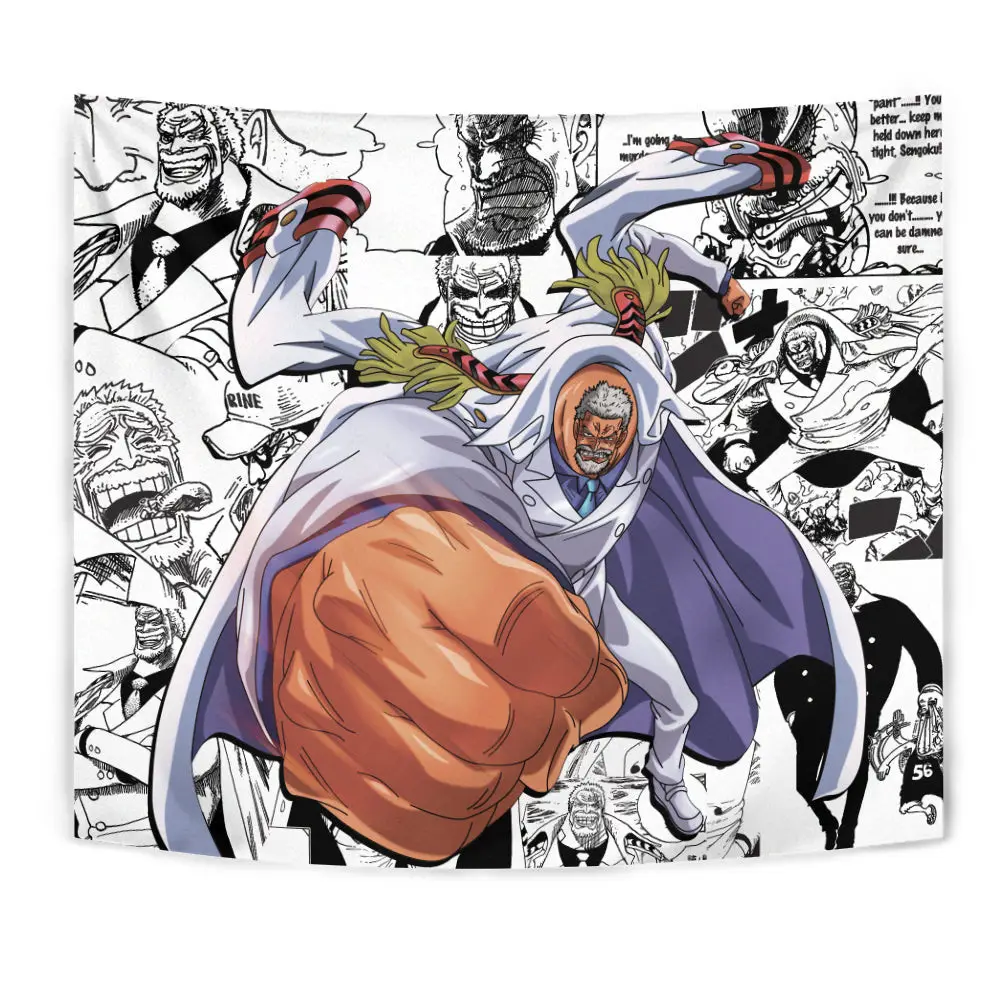Monkey D. Garp Tapestry Custom Anime Manga Room Wall Decor