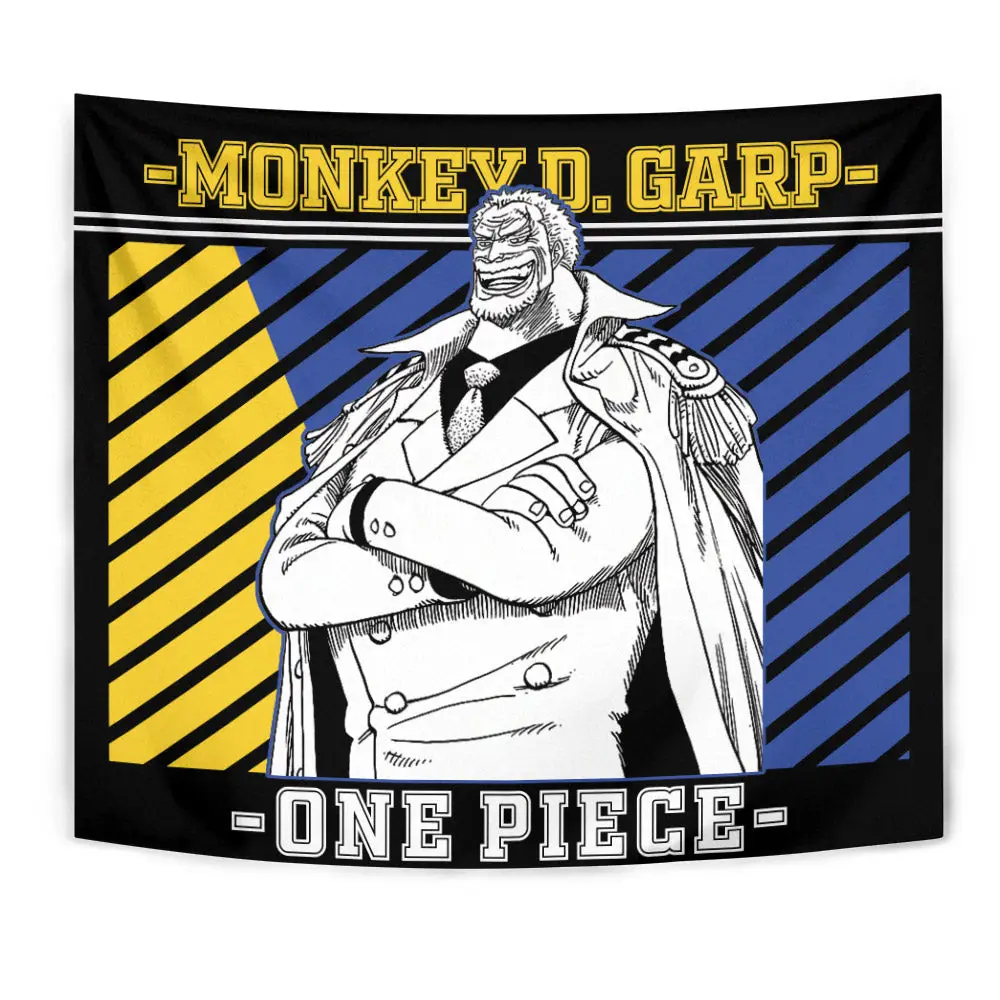 Monkey D. Garp Tapestry Custom Anime Room Wall Decor