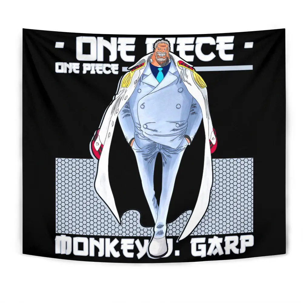 Monkey D. Garp Tapestry Custom Anime Wall Decor