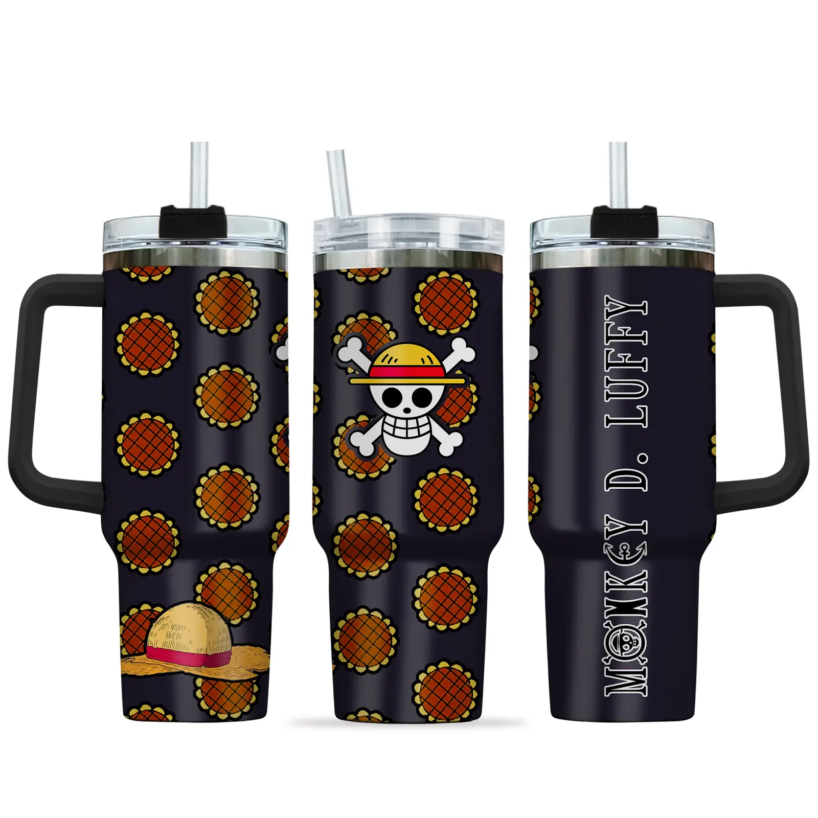 Monkey D. Luffy Dressrosa Arc Anime Tumbler 40oz