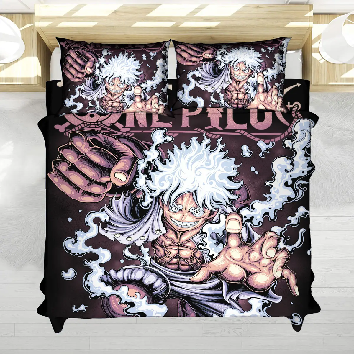 Monkey D. Luffy Gear 5 Awakening Anime Bedding Set