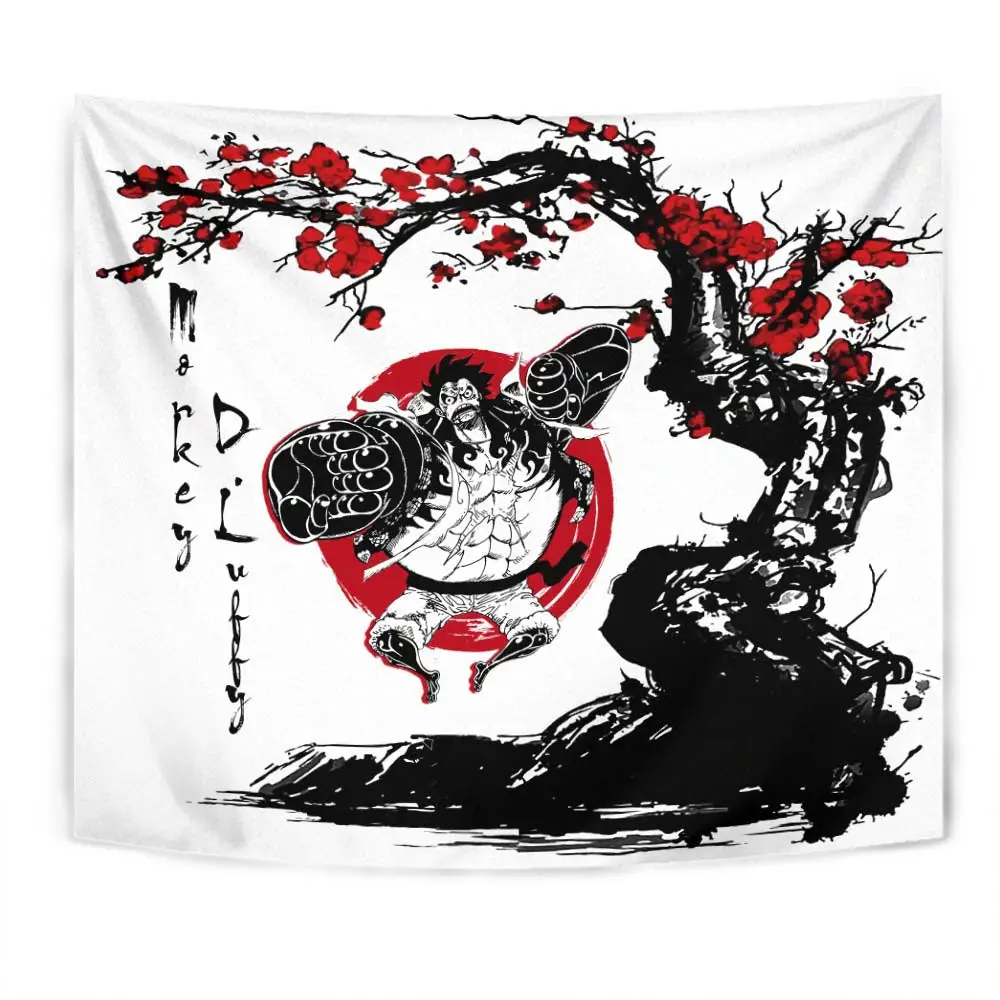Monkey D. Luffy Tapestry Custom Anime Bedroom Living Room Home Decoration