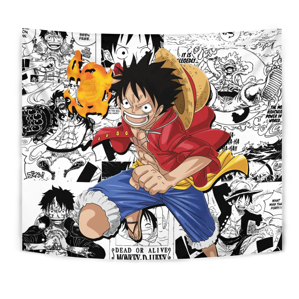 Monkey D. Luffy Tapestry Custom Anime Manga Room Wall Decor