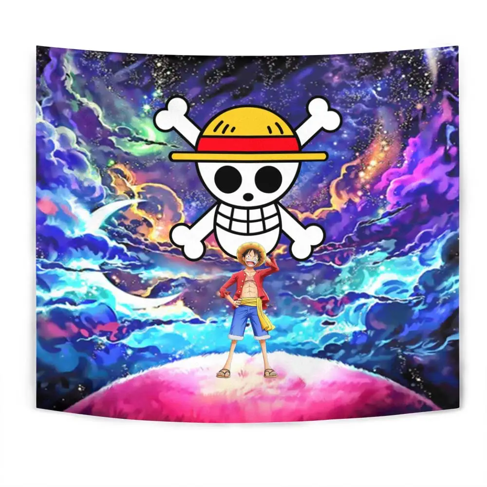 Monkey D. Luffy Tapestry Custom Galaxy Anime Wall Decor