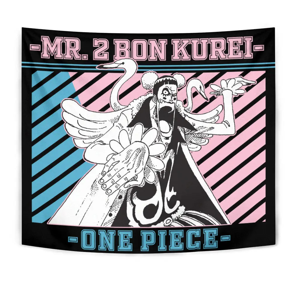 Mr. 2 Bon Kurei Tapestry Custom Anime Home Room Wall Decor