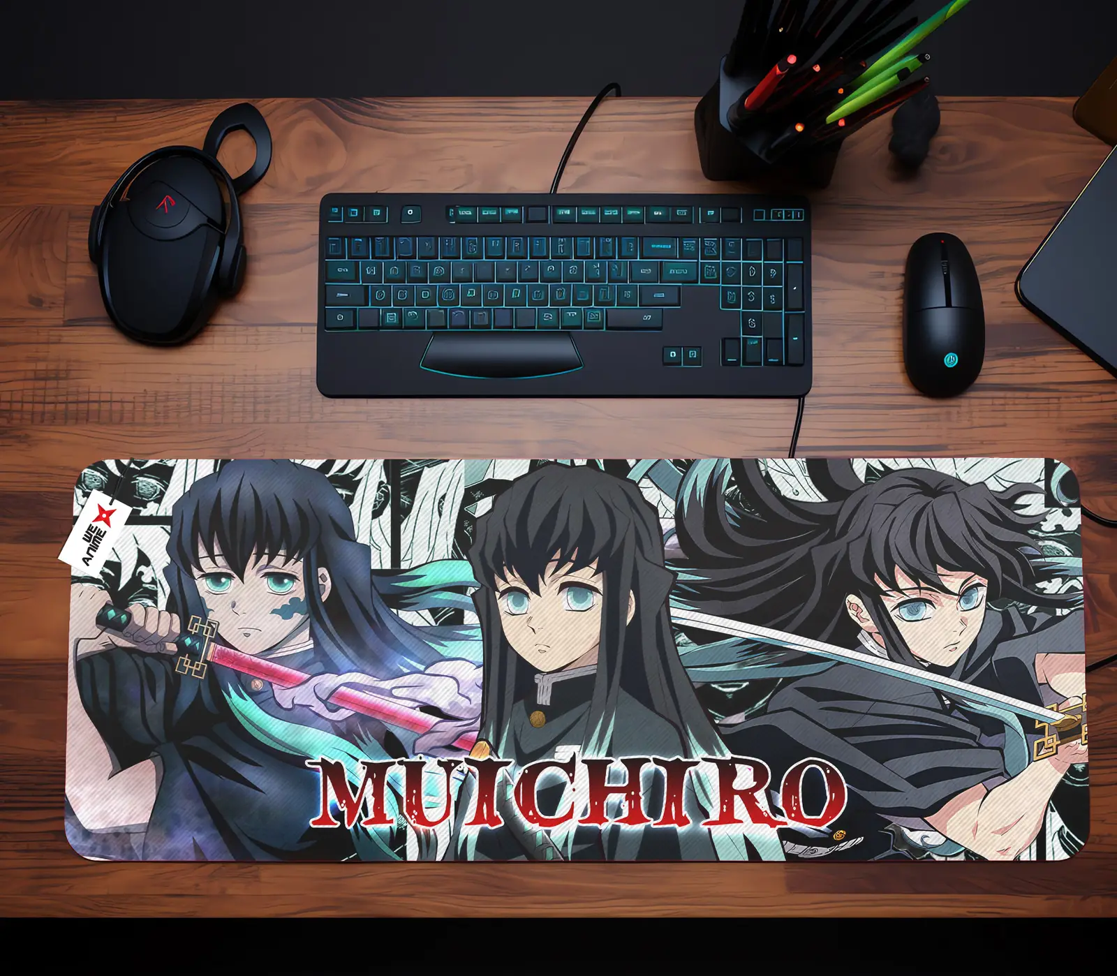 Muichiro Tokito Mouse Mat Personalized Name